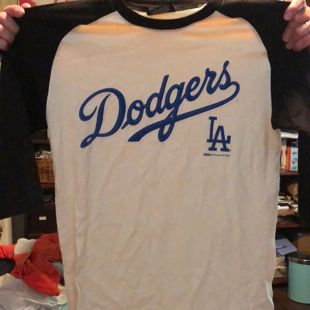 Size small baseball tee Dodgers vintage